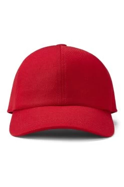 Adjustable Red Baseball Cap -Chic Hats Shop ADJUSTABLE RED BASEBALL CAP 2