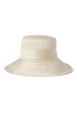 Brigitte Silk Sun Hat -Chic Hats Shop BRIGITTE SILK SUN HAT CREAM 2