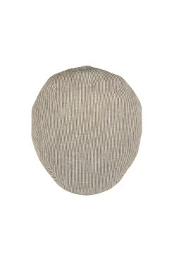 Cannes Linen Flat Cap -Chic Hats Shop CANNES LINEN FLAT CAP Product Shot 3