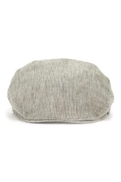 Cannes Linen Flat Cap -Chic Hats Shop CANNES LINEN FLAT CAP Product Shot 5