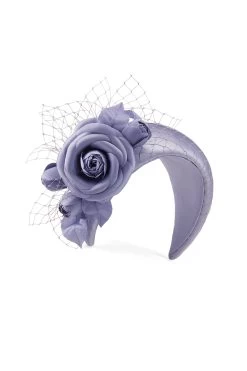 Ceylon Lavender Headband -Chic Hats Shop CEYLON LILAC 2