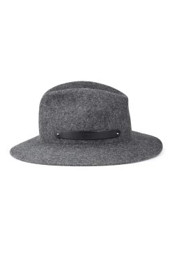 Cheltenham Rollable Trilby 12 Cheltenham Rollable Trilby -Chic Hats Shop CHELTENHAM ROLLABLE TRILBY GREY 2