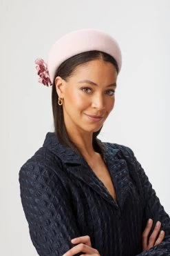 Cottesmore Pillbox -Chic Hats Shop CottesmorePillboxPink 28324