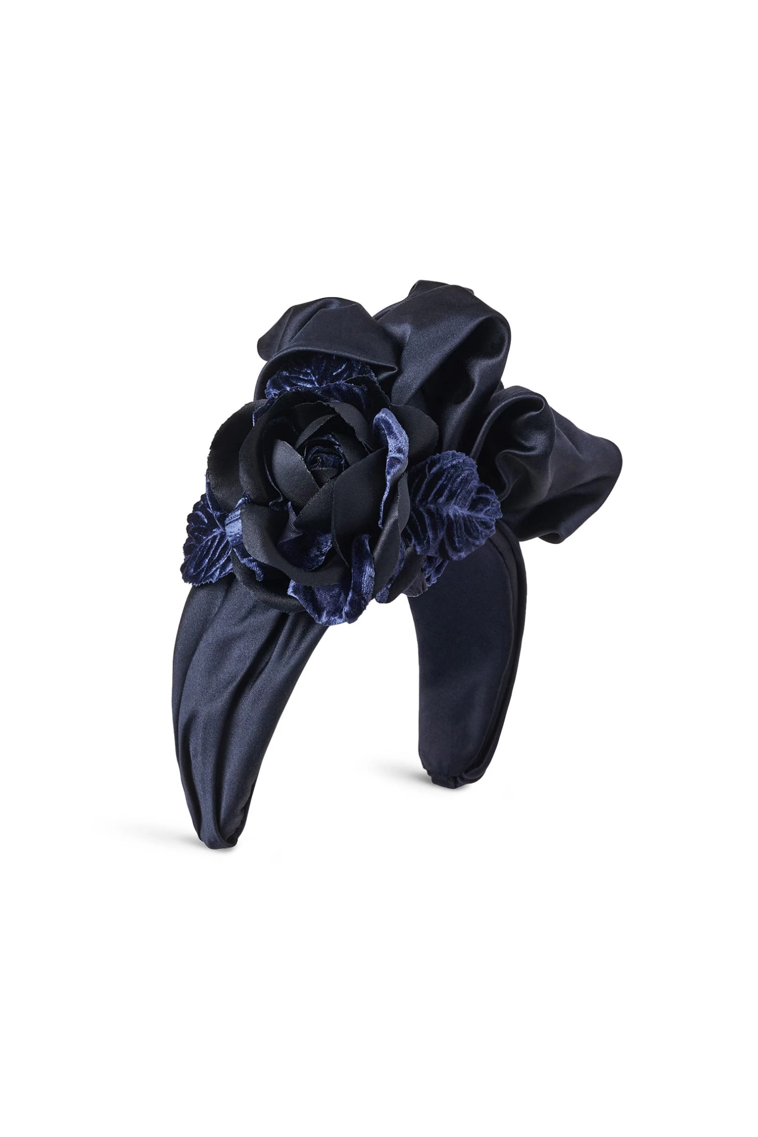 Dandridge Navy Turban Headband 2 Dandridge Navy Turban Headband - Image 2