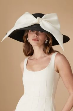 Darjeeling Black Wide Brim Hat