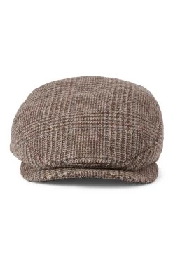 Drifter Glen Check Flat Cap -Chic Hats Shop DRIFTER GLEN CHECK FLAT CAP PRODUCT SHOT 2