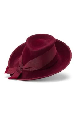 Eaton Trilby -Chic Hats Shop EATON TRILBY BURGUNDY