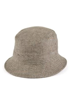 Chic Hats Shop -Chic Hats Shop ESCORIAL WOOL BUCKET HAT BROWN 1