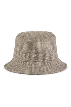 Escorial Wool Bucket Hat -Chic Hats Shop ESCORIAL WOOL BUCKET HAT BROWN 2