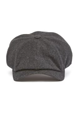 Escorial Wool Newsboy Cap -Chic Hats Shop ESCORIAL WOOL NEWSBOY CAP GREY 2
