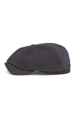 Escorial Wool Newsboy Cap -Chic Hats Shop ESCORIAL WOOL NEWSBOY CAP NAVY 3
