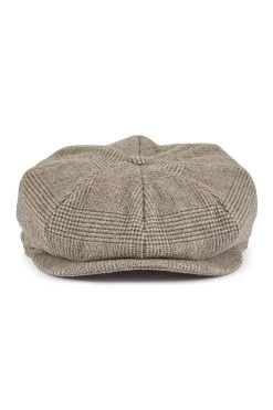 Escorial Wool Tremelo Bakerboy Cap -Chic Hats Shop ESCORIAL WOOL TREMELO BAKERBOY CAP BROWN 2