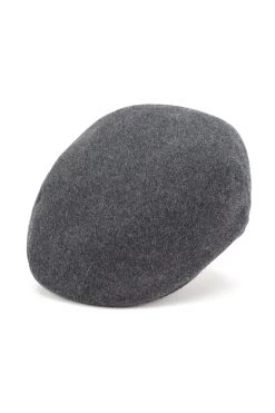 Gill Cashmere Flat Cap -Chic Hats Shop GILL CASHMERE FLAT CAP GREY 1