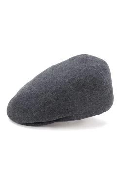 Gill Cashmere Flat Cap -Chic Hats Shop GILL CASHMERE FLAT CAP GREY 2