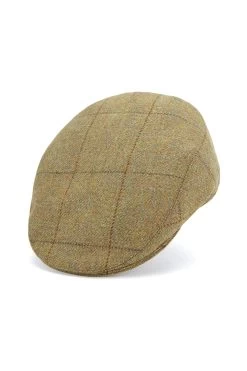 Gill Tweed Flat Cap -Chic Hats Shop GILL TWEED FLAT CAP PATTERN 2 Product Shot 1