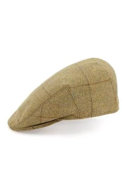 Gill Tweed Flat Cap -Chic Hats Shop GILL TWEED FLAT CAP PATTERN 2 Product Shot 2