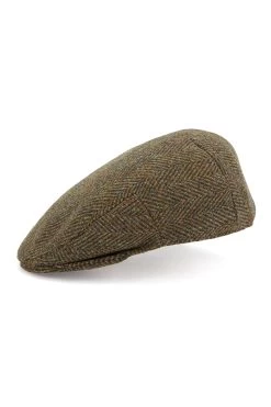 Gill Tweed Flat Cap -Chic Hats Shop GILL TWEED FLAT CAP PATTERN 5 Product Shot 2