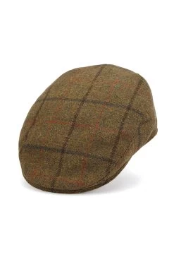 Gill Tweed Flat Cap -Chic Hats Shop GILL TWEED FLAT CAP PATTERN 6 Product Shot 1