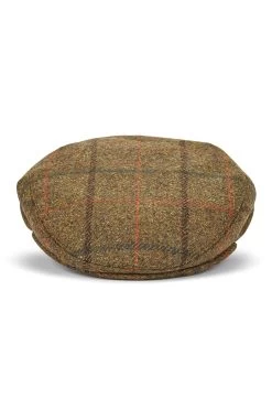 Gill Tweed Flat Cap -Chic Hats Shop GILL TWEED FLAT CAP PATTERN 6 Product Shot 4