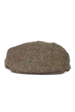 Gill Tweed Flat Cap -Chic Hats Shop GILL TWEED FLAT CAP PATTERN 8 Product Shot 3