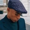 Grosvenor Check Flat Cap
