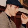 Grosvenor Houndstooth Flat Cap