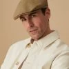 Grosvenor Olive Flat Cap