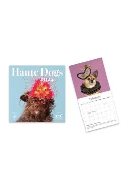 Haute Dogs Calendar 2024 -Chic Hats Shop HAUTE DOGS CALENDAR 2024 2