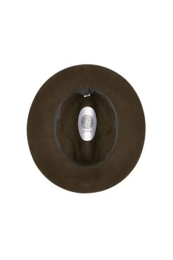 Haydock Fedora -Chic Hats Shop HAYDOCK TRILBY GREEN Product Shot 4