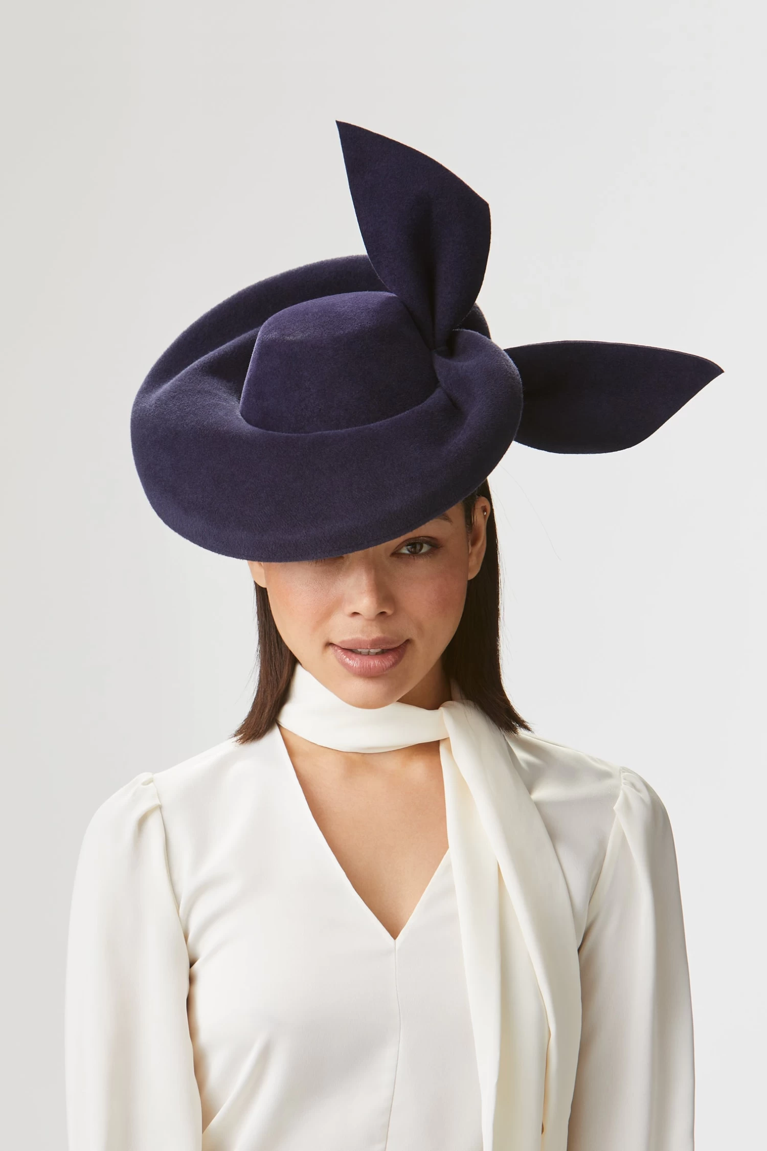 Hedy Navy Percher Hat 3 Hedy Navy Percher Hat - Image 3