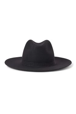 Hepworth Black Fedora -Chic Hats Shop HEPWORTH BLACK FEDORA 3