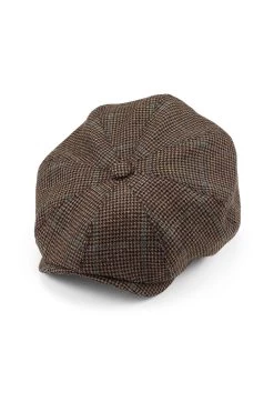 Chic Hats Shop -Chic Hats Shop HIGHGROVE BROWN BAKERBOY CAP 1 dfd193d7 e905 45e9 a002 8308c32b211f