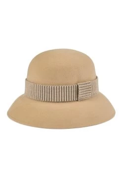 Hogarth Cloche -Chic Hats Shop HOGARTH CLOCHE CAMEL