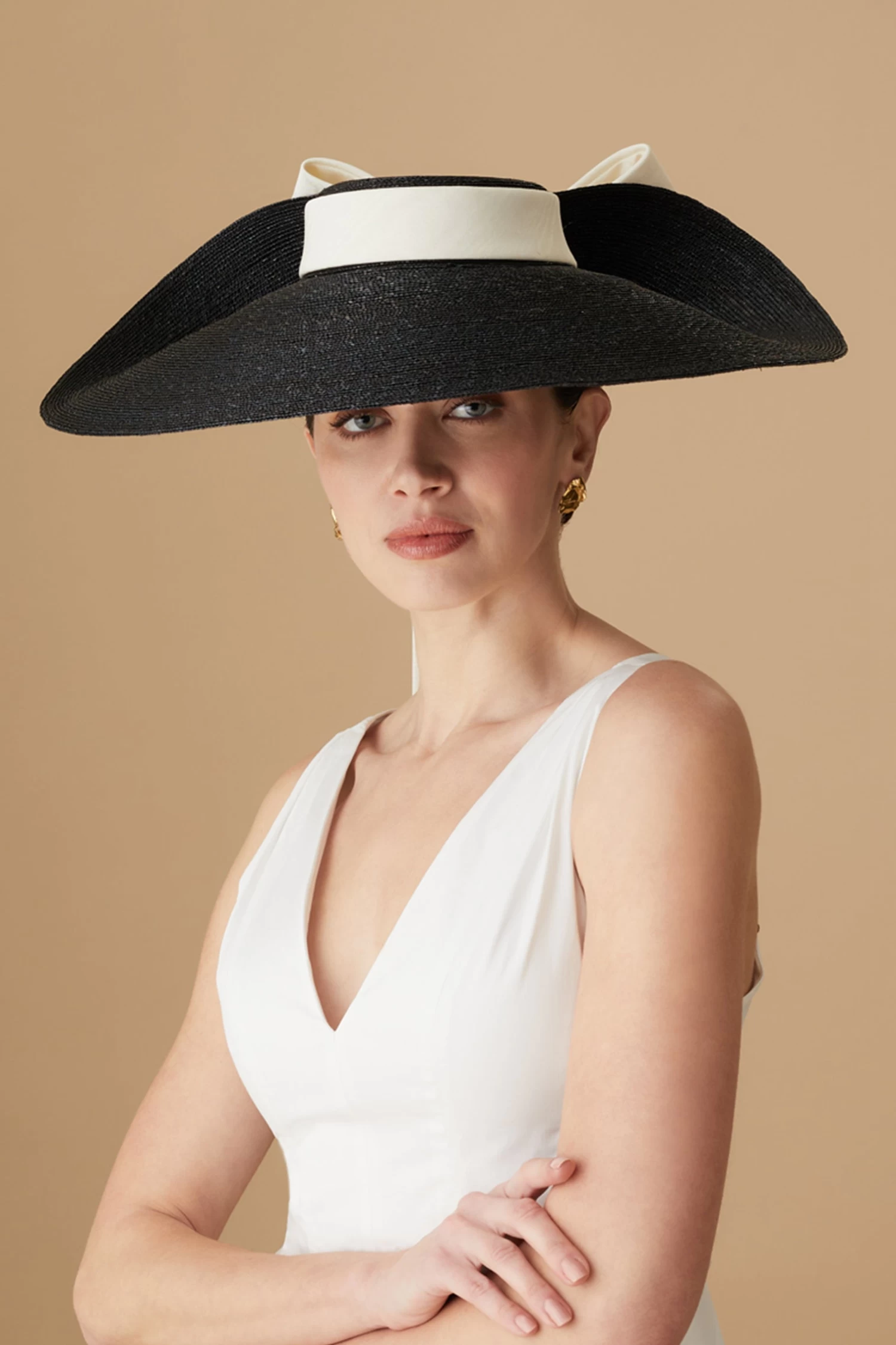 Lady Grey Black Wide Brim Hat 1 Lady Grey Black Wide Brim Hat