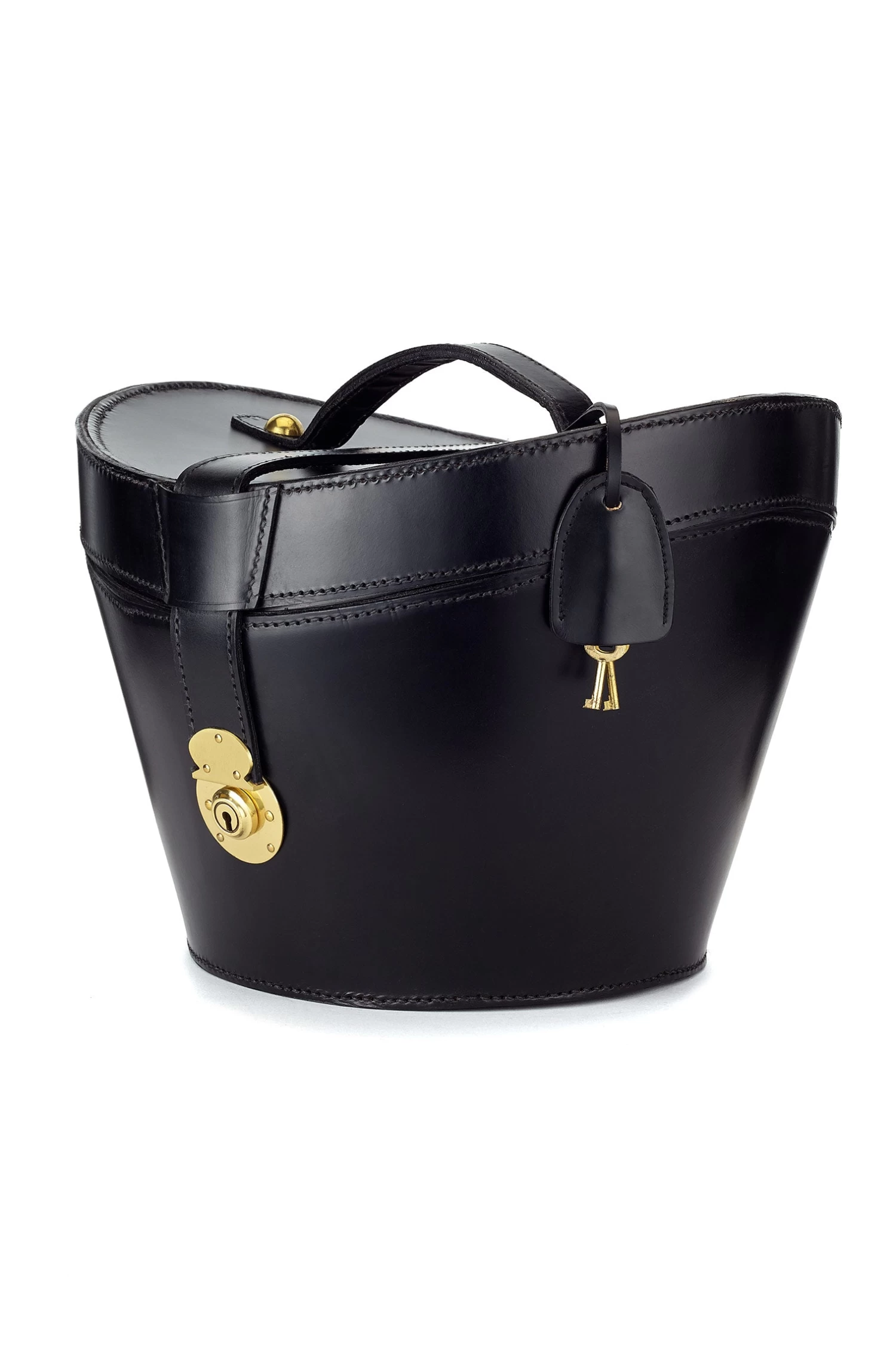 Leather Top Hat Bucket 4 Leather Top Hat Bucket - Image 4