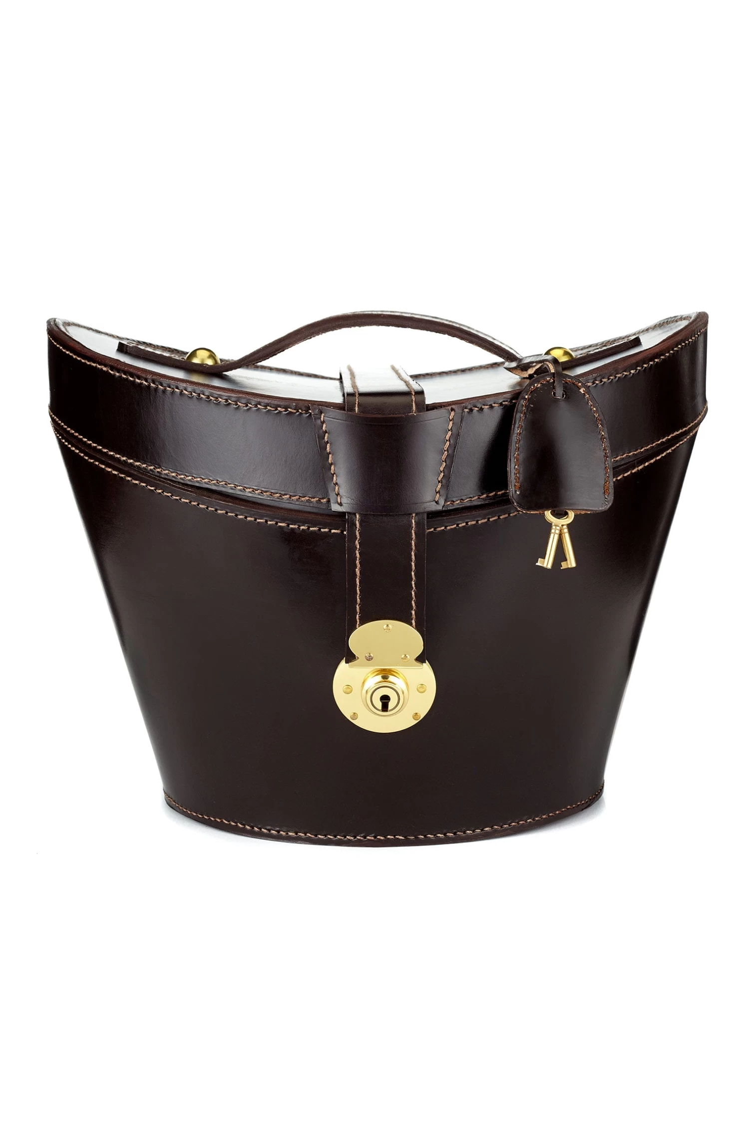 Leather Top Hat Bucket 3 Leather Top Hat Bucket - Image 3