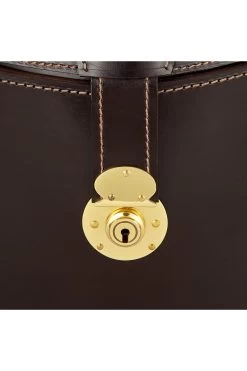 Leather Top Hat Bucket 14 Leather Top Hat Bucket -Chic Hats Shop LEATHER TOP HAT BUCKET BROWN 3