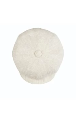 Linen Muirfield Bakerboy Cap -Chic Hats Shop LINEN MUIRFIELD BAKERBOY CAP Product Shot 3
