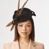 Loretta Black Percher Hat