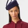 Mayfair Navy Pillbox Hat