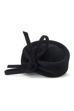 Mayfair Pillbox Hat -Chic Hats Shop MAYFAIR PILLBOX HAT BLACK