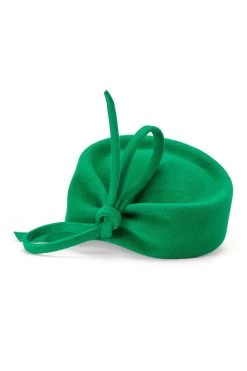 Mayfair Pillbox Hat -Chic Hats Shop MAYFAIR PILLBOX HAT EMERALD GREEN