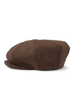 Muirfield Brown Bakerboy Cap -Chic Hats Shop MUIRFIELD BROWN BAKERBOY CAP 3