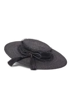 Nevada Boater -Chic Hats Shop NEVADA BOATER BLACK