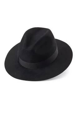 Noah Trilby -Chic Hats Shop NOAH TRILBY BLACK 1