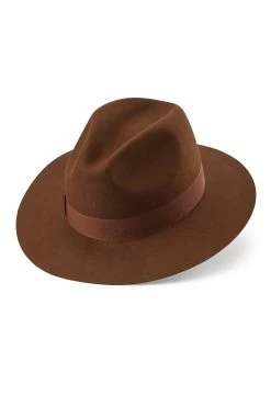 Noah Trilby -Chic Hats Shop NOAH TRILBY BROWN 1