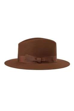Noah Trilby -Chic Hats Shop NOAH TRILBY BROWN 2
