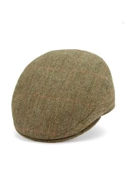 Oslo Tweed Flat Cap -Chic Hats Shop OSLO TWEED FLAT CAP PATTERN 1 Product Shot 1