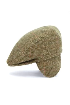 Oslo Tweed Flat Cap -Chic Hats Shop OSLO TWEED FLAT CAP PATTERN 1 Product Shot 3