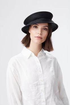 Pack'n'Go Collapsible Sun Hat -Chic Hats Shop PACK N GO COLLAPSIBLE SUN HAT BLACK EDITED 1